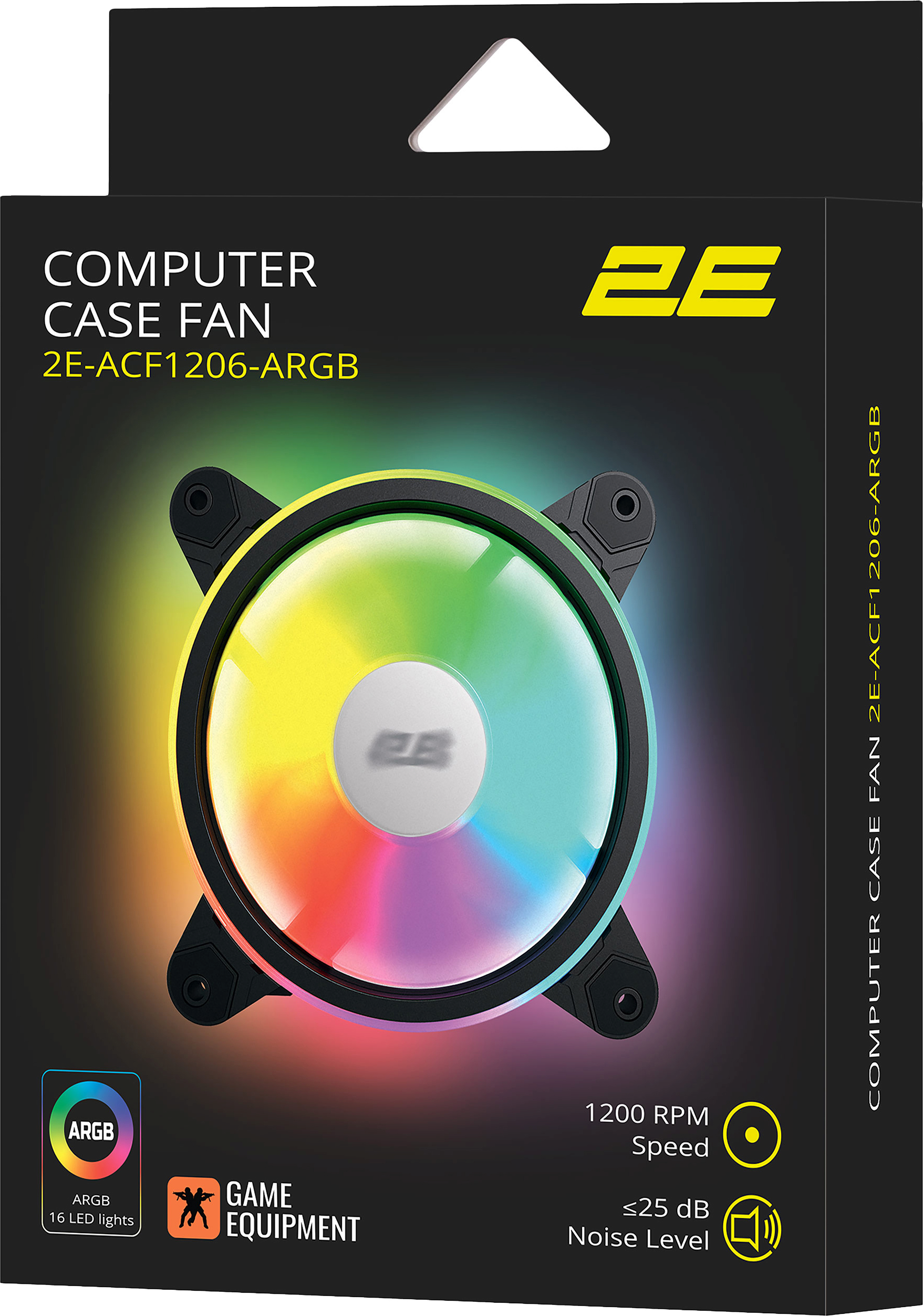 Корпусный вентилятор 2E Gaming Air Cool ACF1206-ARGB, 120mm, 1200rpm, 6pin, 25dBa фото 12