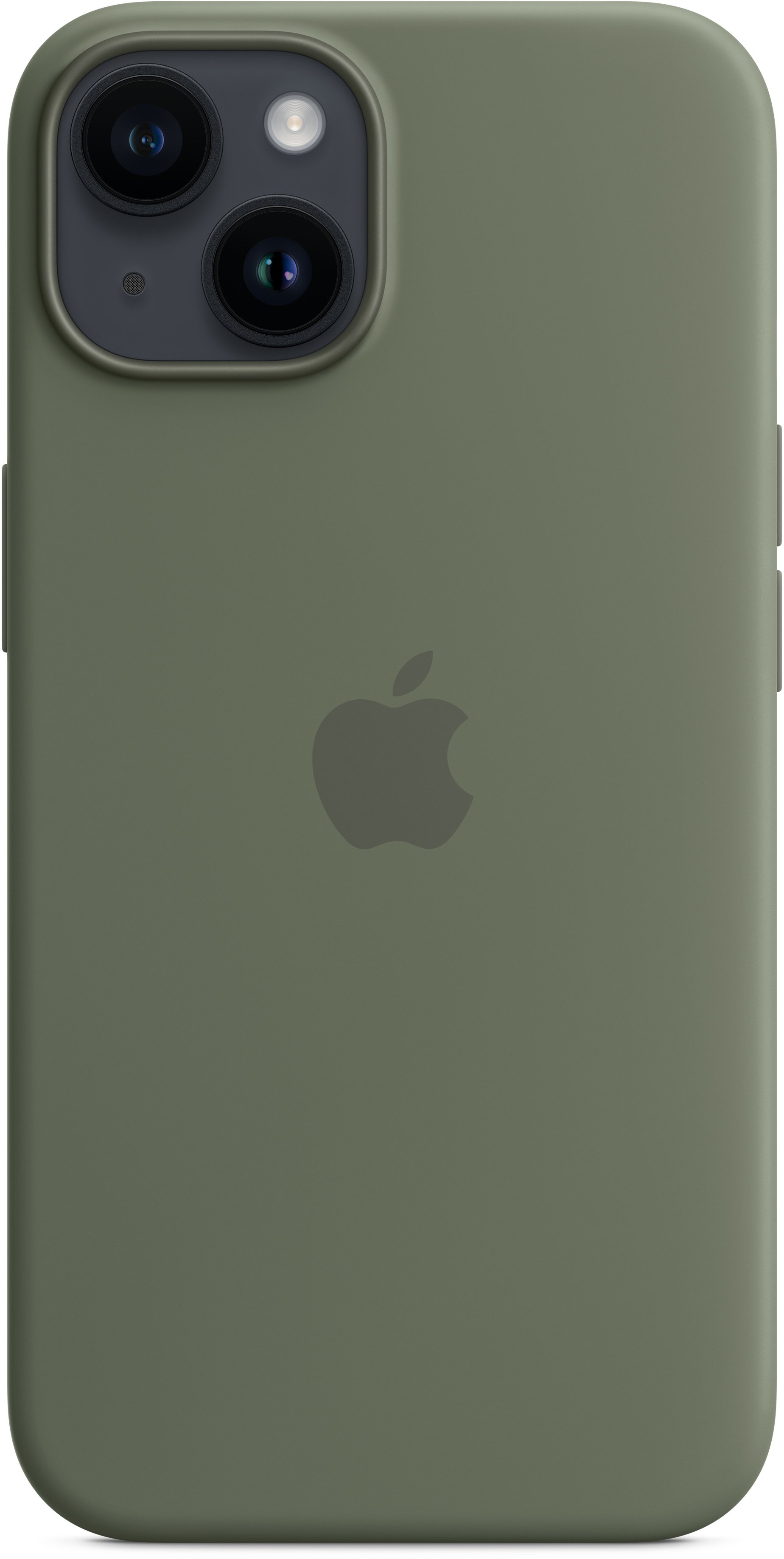Чохол Apple для iPhone 14 Silicone Case with MagSafe Olive (MQU83ZE/A)фото4