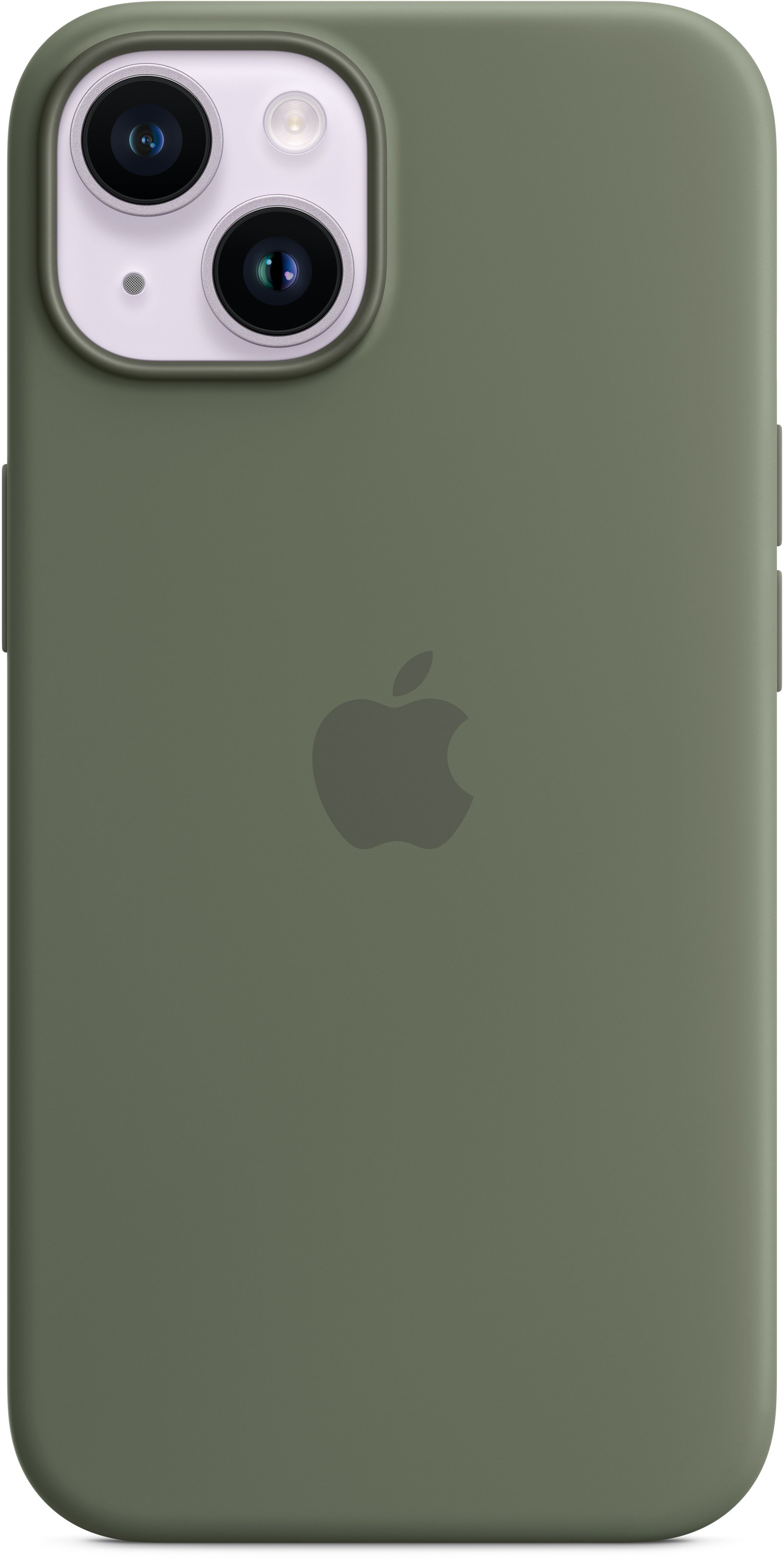 Чехол Apple для iPhone 14 Silicone Case with MagSafe Olive (MQU83ZE/A) фото 6