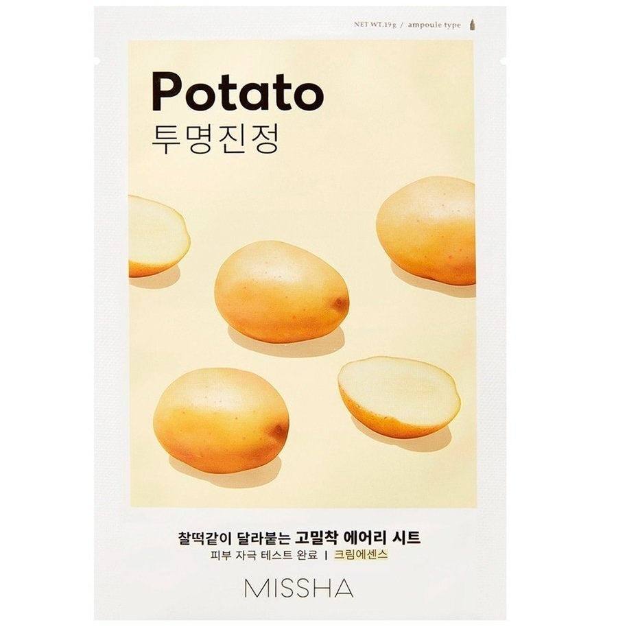 Маска для лица Missha Airy Fit Potato Картофельная 19г фото 2