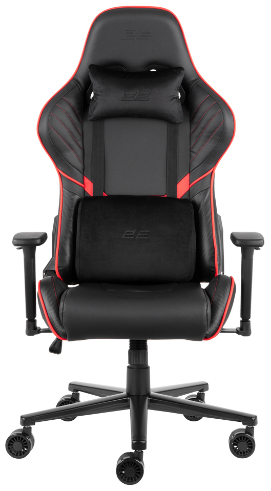 Крісло ігрове 2E Gaming HIBAGON II Black/Redфото2