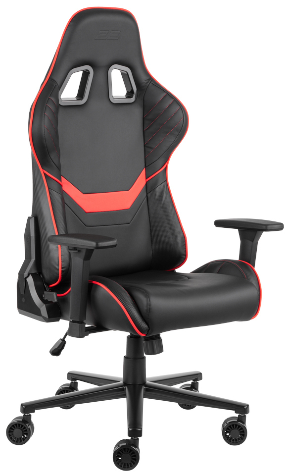 Крісло ігрове 2E Gaming HIBAGON II Black/Redфото3