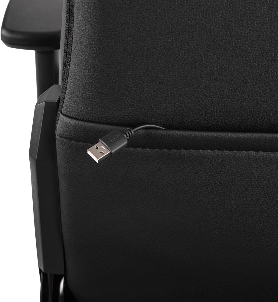 Кресло игровое 2E Gaming OGAMA II RGB Black фото 