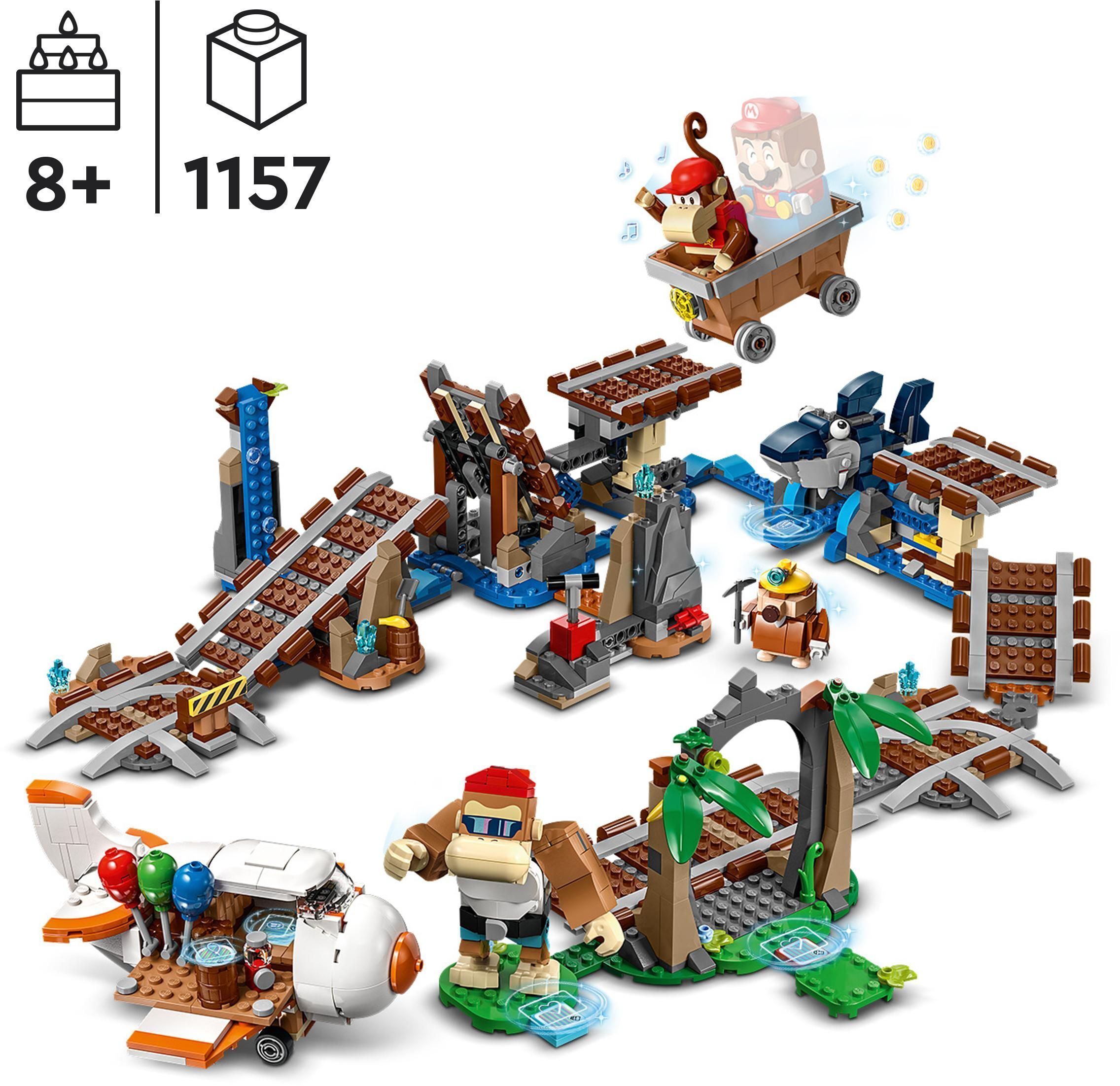 LEGO 71425 Super Mario Поїздка у вагонетці Дідді Конґа. Додатковий набірфото