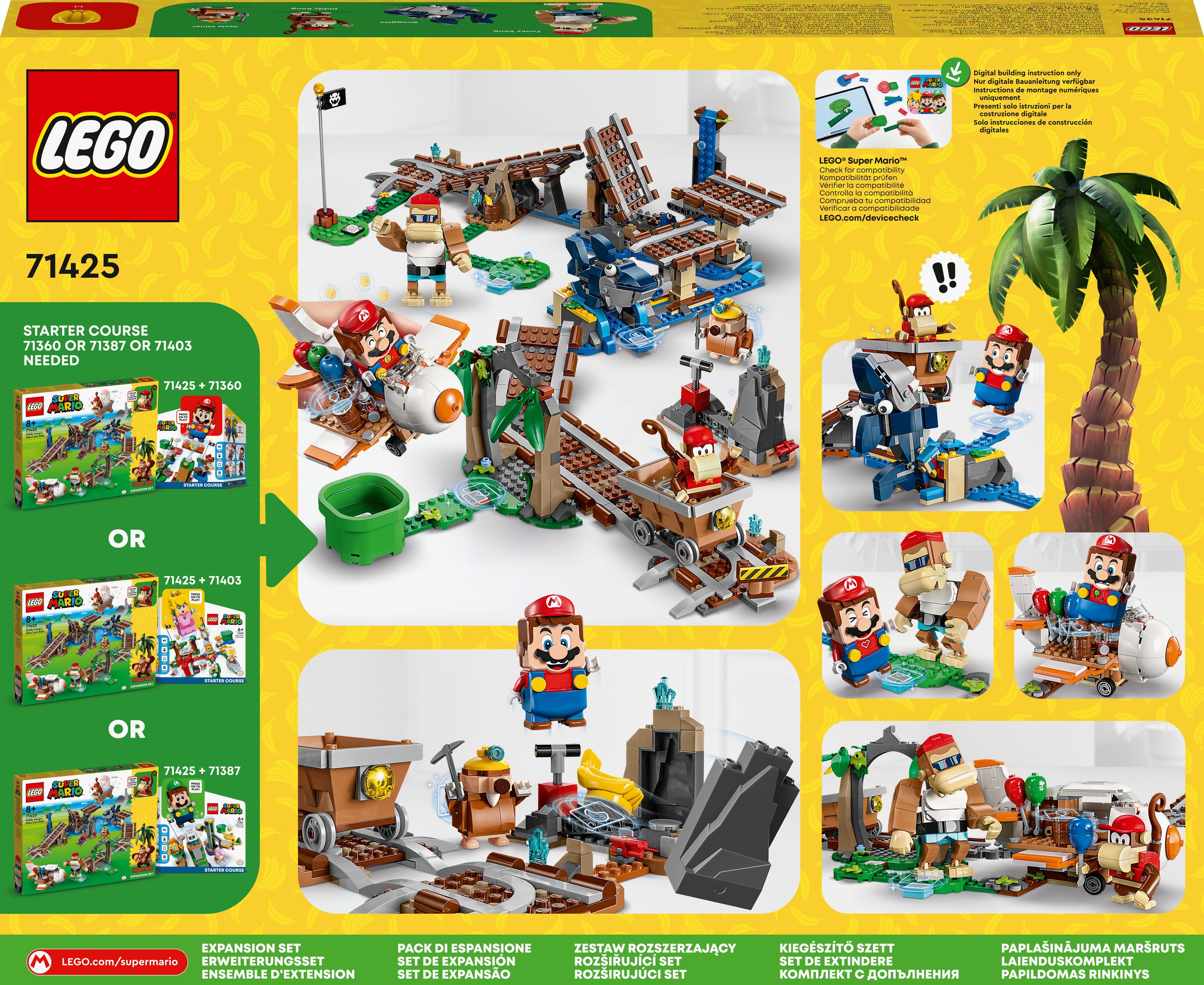 LEGO 71425 Super Mario Поїздка у вагонетці Дідді Конґа. Додатковий набірфото