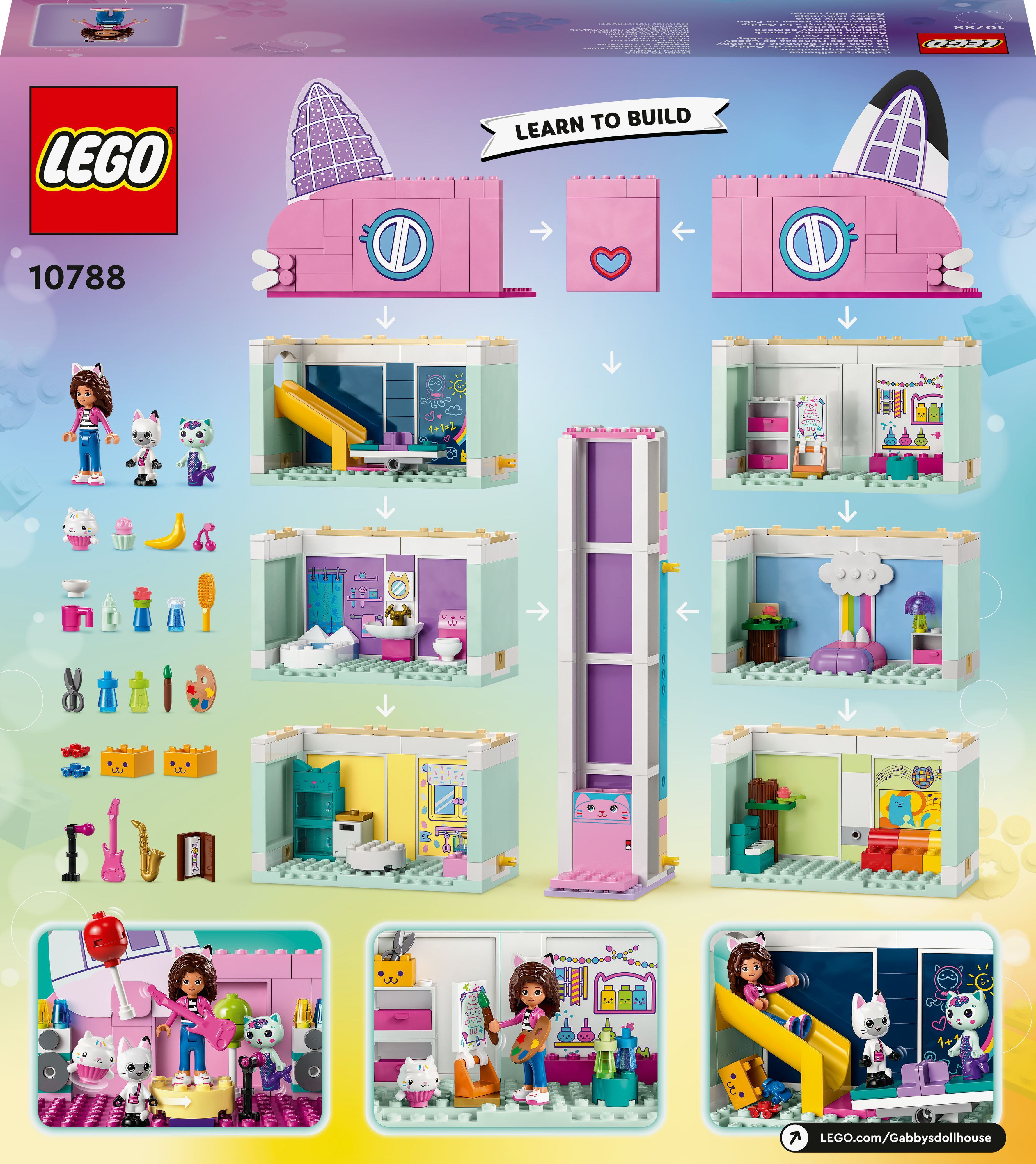 LEGO 10788 Gabby's Dollhouse Кукольный домик Габби фото 9