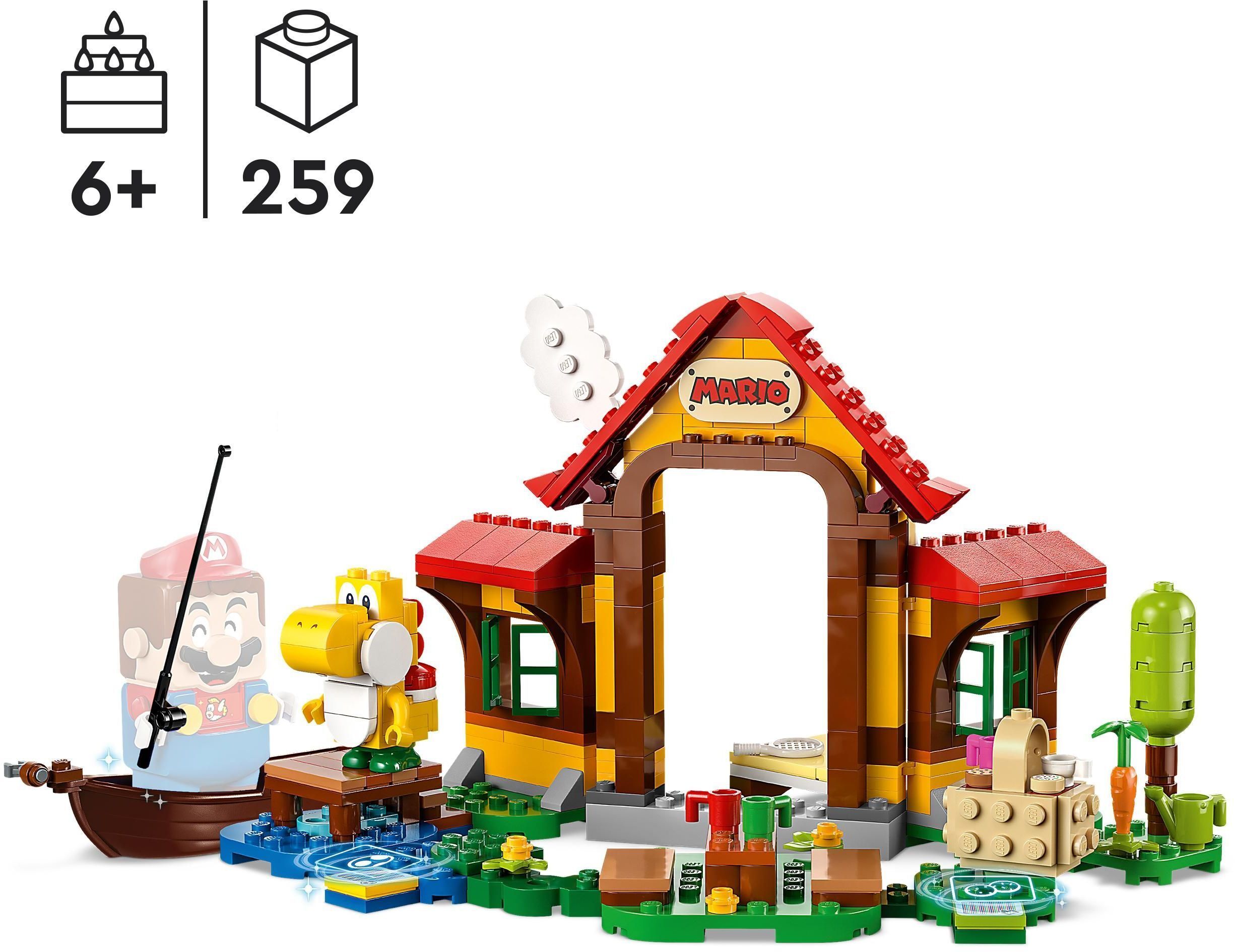 LEGO 71422 Super Mario Пикник в домике Марио. Дополнительный набор фото 2