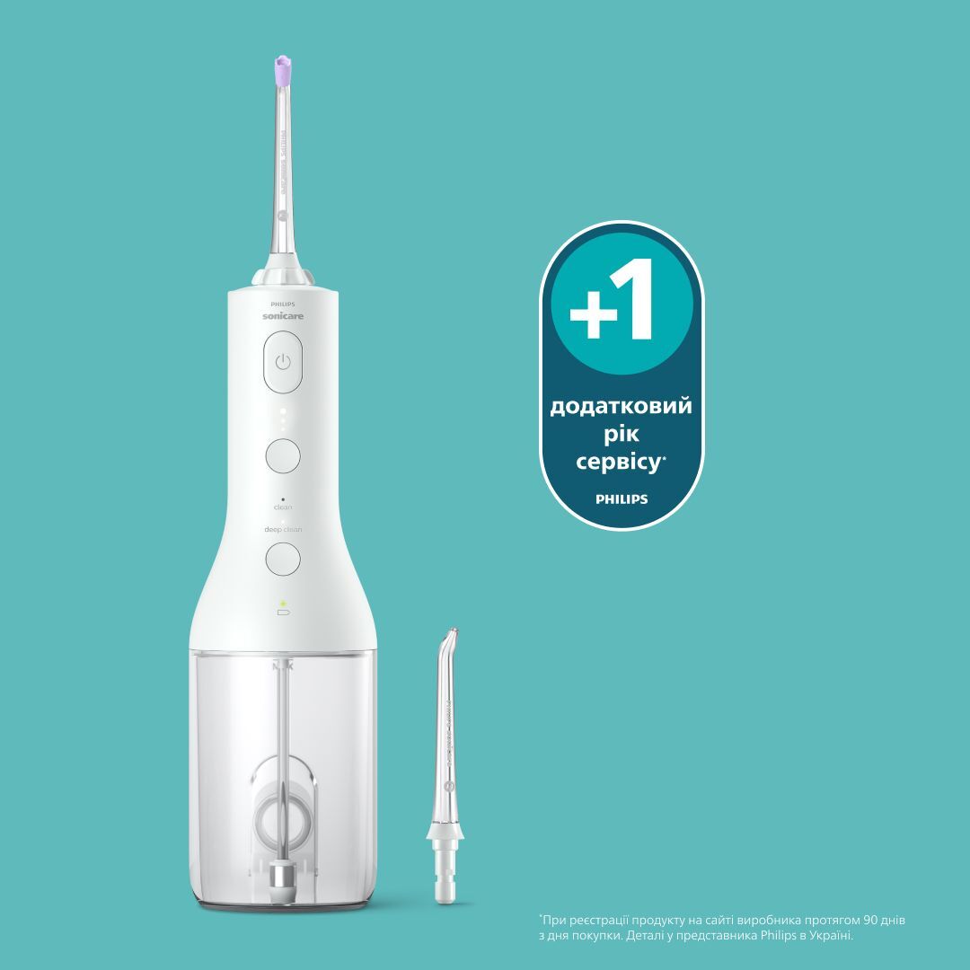 Іригатор Philips Sonicare Cordless Power Flosser 3000 HX3826/31фото21