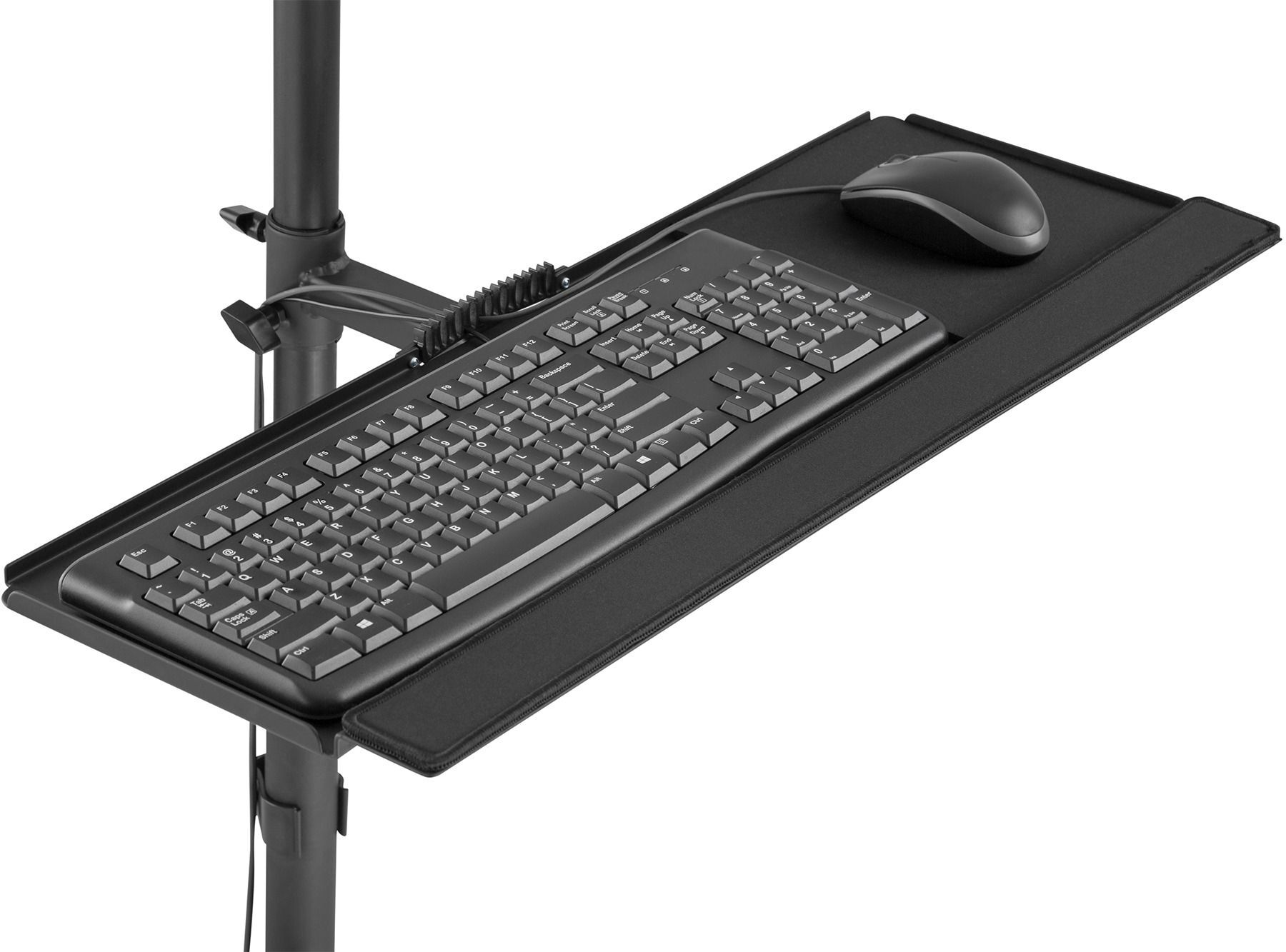 Крепление DIGITUS Mobile workstation, max. 8 kg load, 32" screen max., black (DA-90374) фото 4