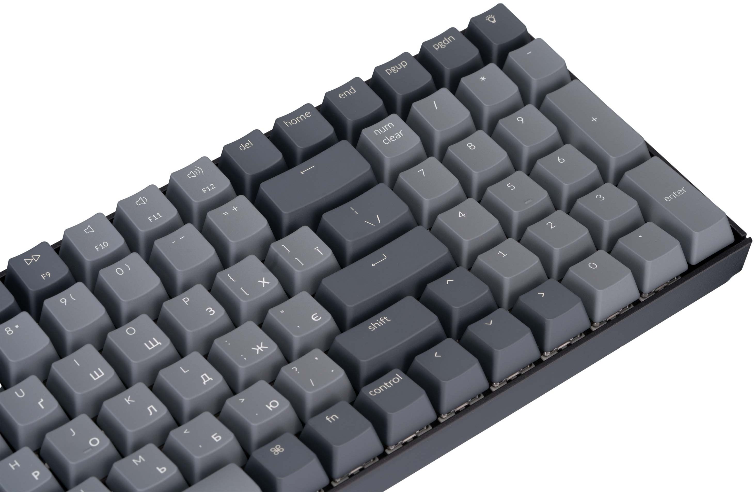 Клавіатура Keychron K4 100Key, Gateron G PRO Brown, BT/USB-A, EN/UKR, White Led, black (K4A3_Keychron)фото3