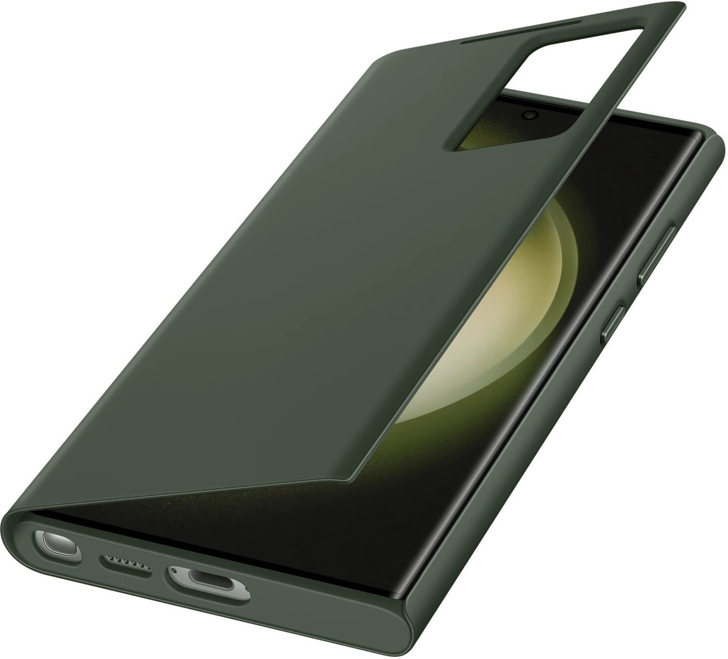 Чохол Samsung Smart View Wallet Case для Galaxy S23 Ultra (S918) Khaki (EF-ZS918CGEGRU)фото3