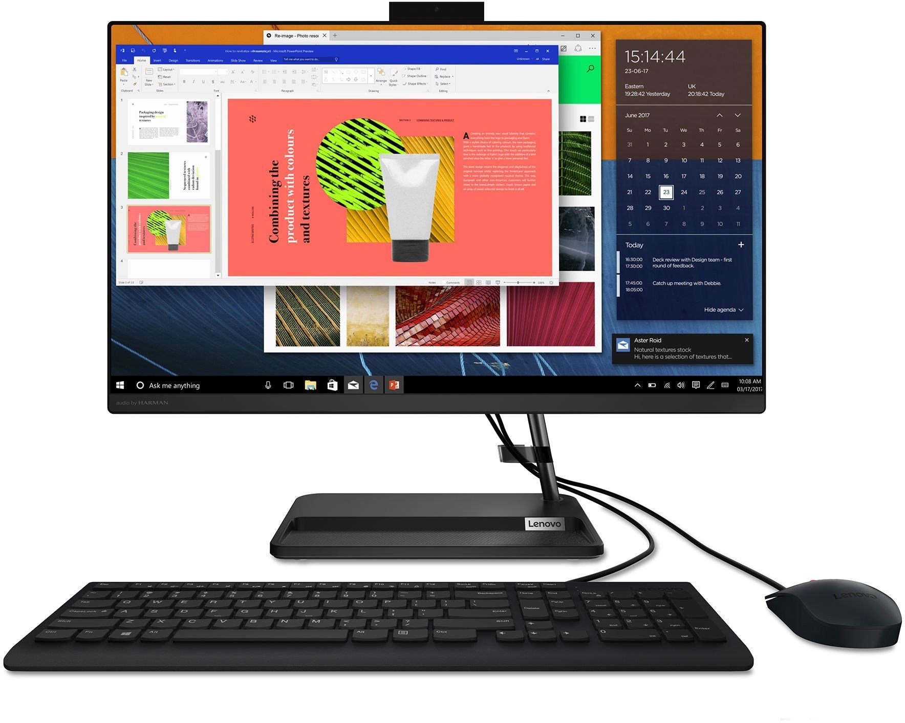 Моноблок 24" LENOVO Ideacentre AIO 3 24IAP7 Black (F0GH011SUO) фото 3