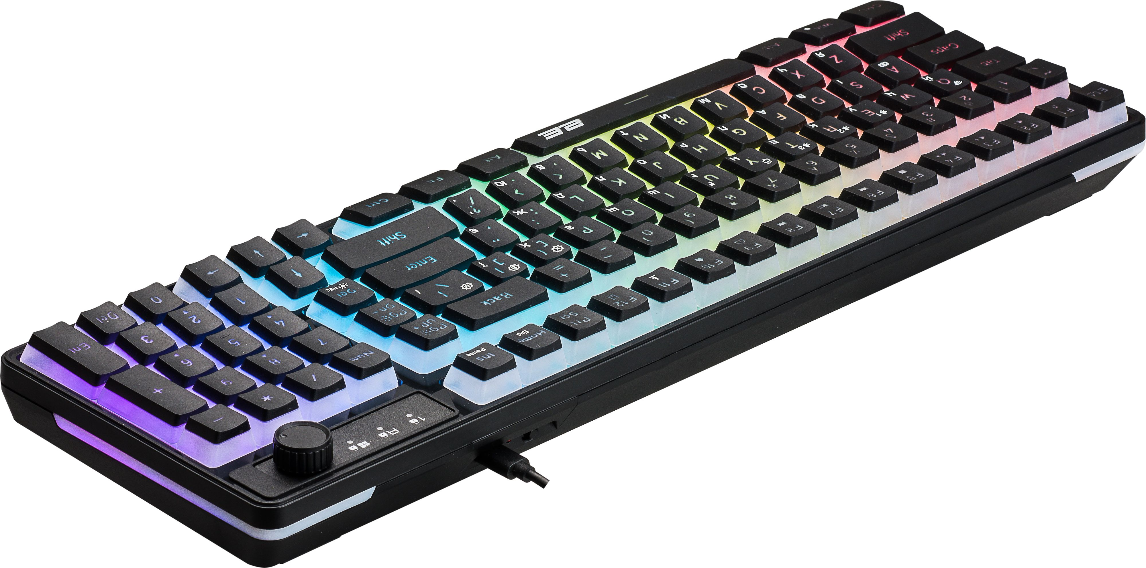 Игровая клавиатура 2E Gaming KG390 RGB WL Black (2E-KG390UBK-WL) фото 6