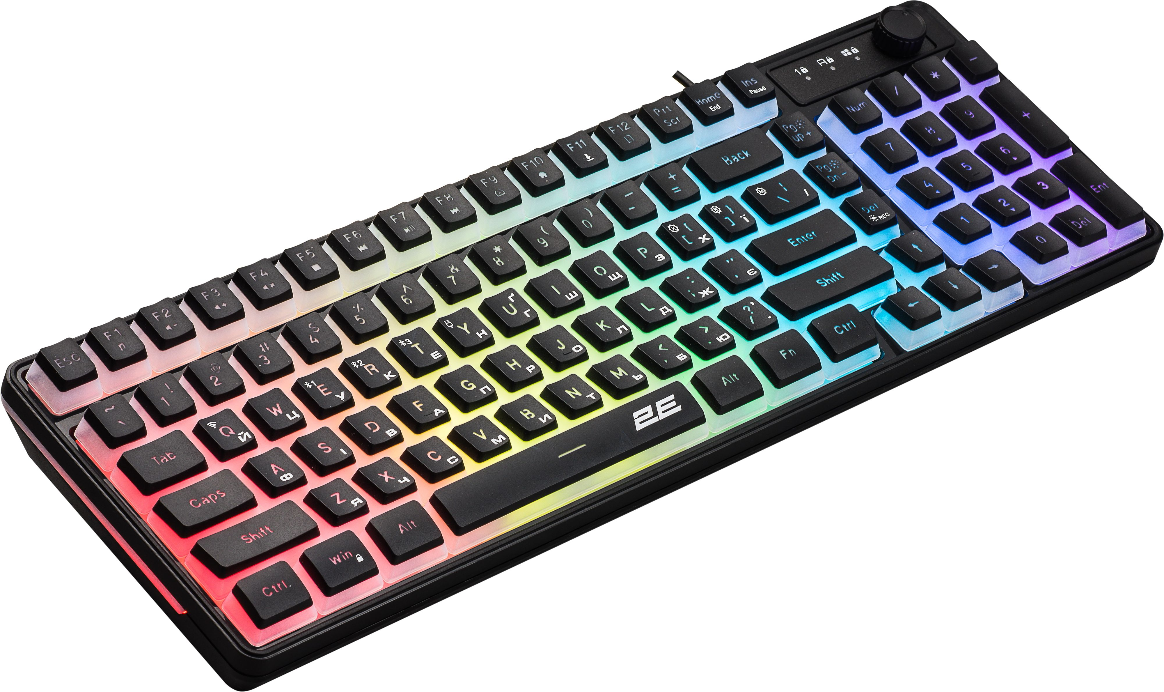 Игровая клавиатура 2E Gaming KG390 RGB WL Black (2E-KG390UBK-WL) фото 4