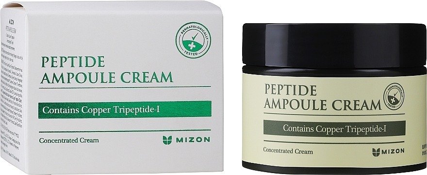Крем для обличчя ампульний пептидний Mizon Peptide Ampoule Cream 50млфото2