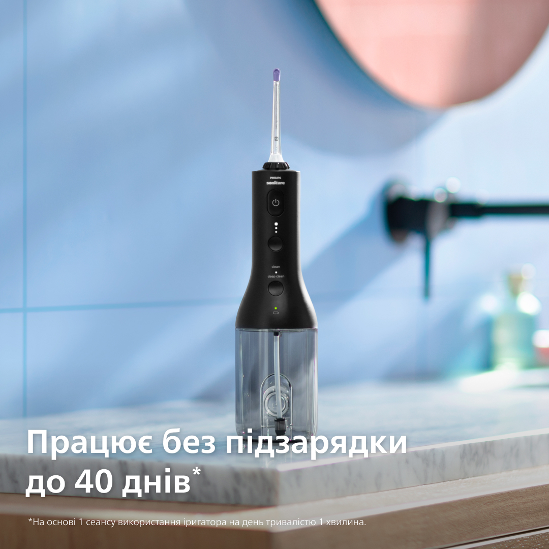 Іригатор Philips Sonicare Cordless Power Flosser 3000 HX3826/33фото15