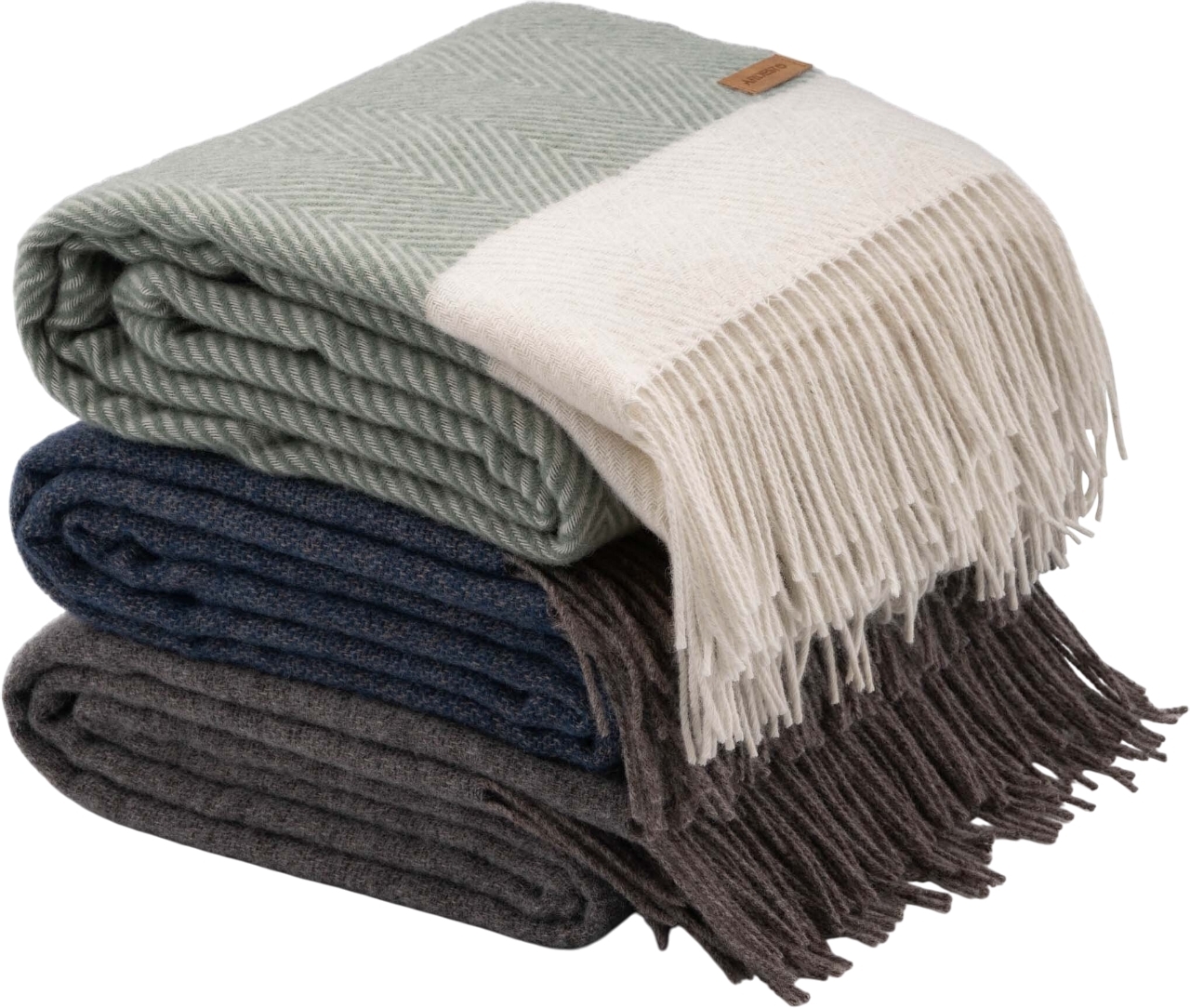 Плед ARDESTO Leonardo Doubleface 140x200см, 100% шерсть, тауп-серый (ART0406LD) фото 5