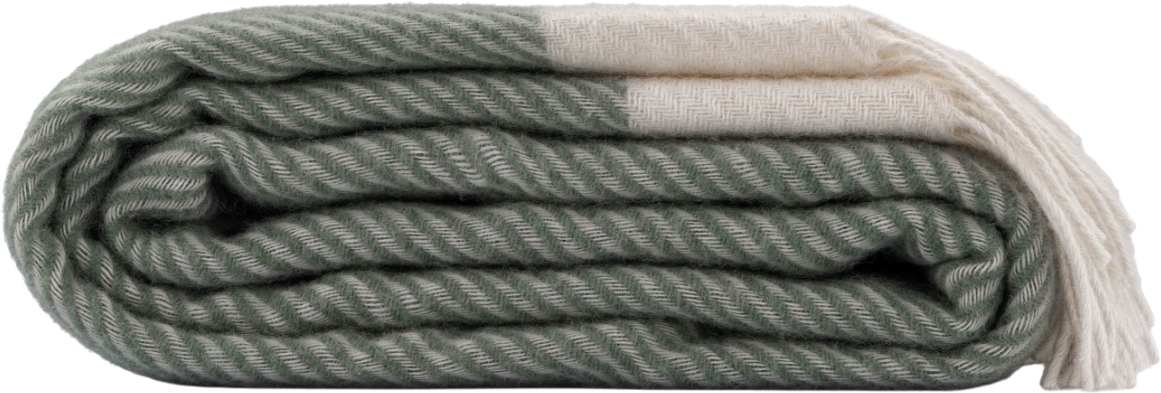 Плед ARDESTO Leonardo Bianco 140x200см, 100% шерсть, зеленый (ART0504LB) фото 4