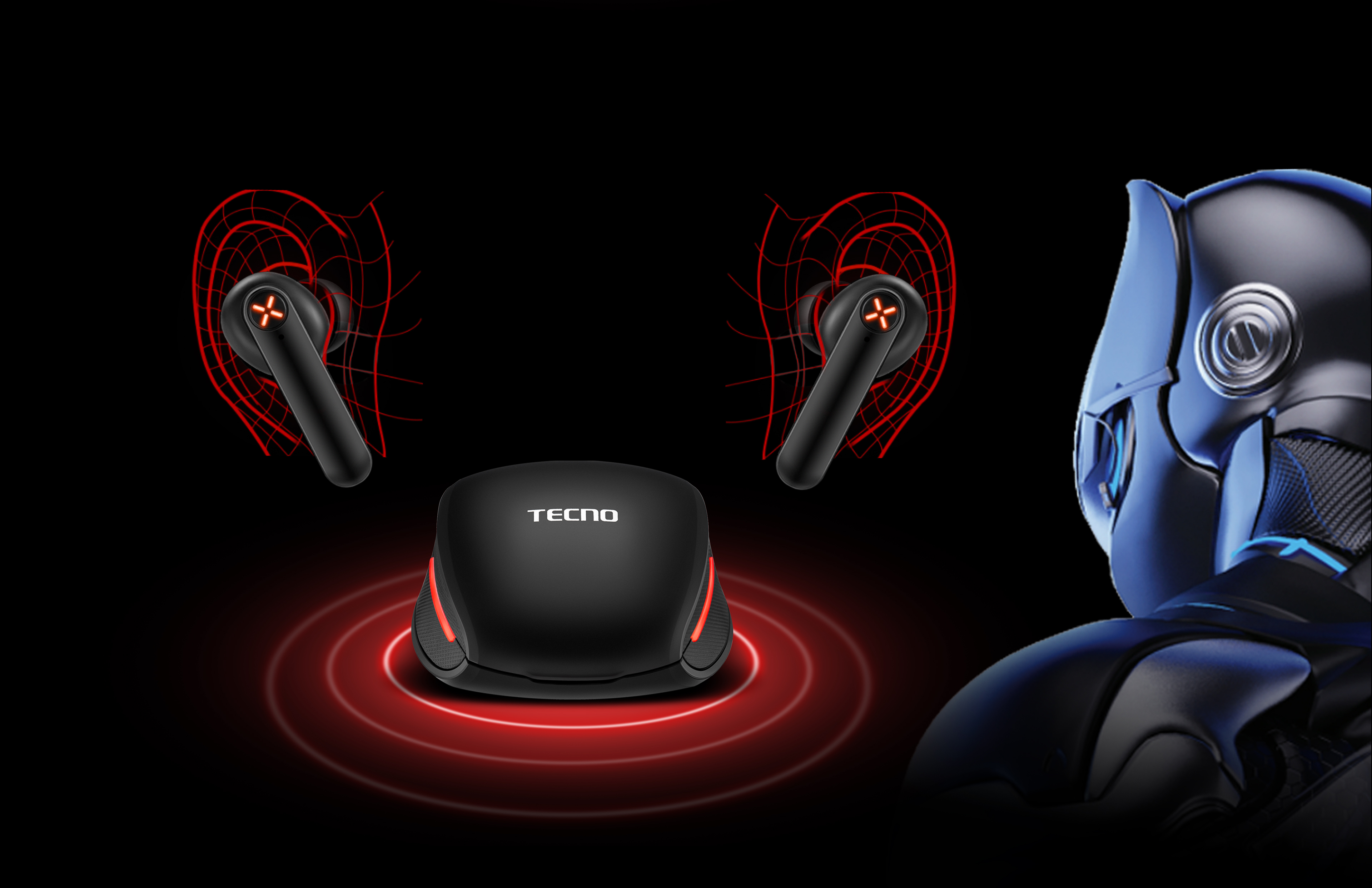 Навушники TECNO G01 Black (4895180780899)фото5