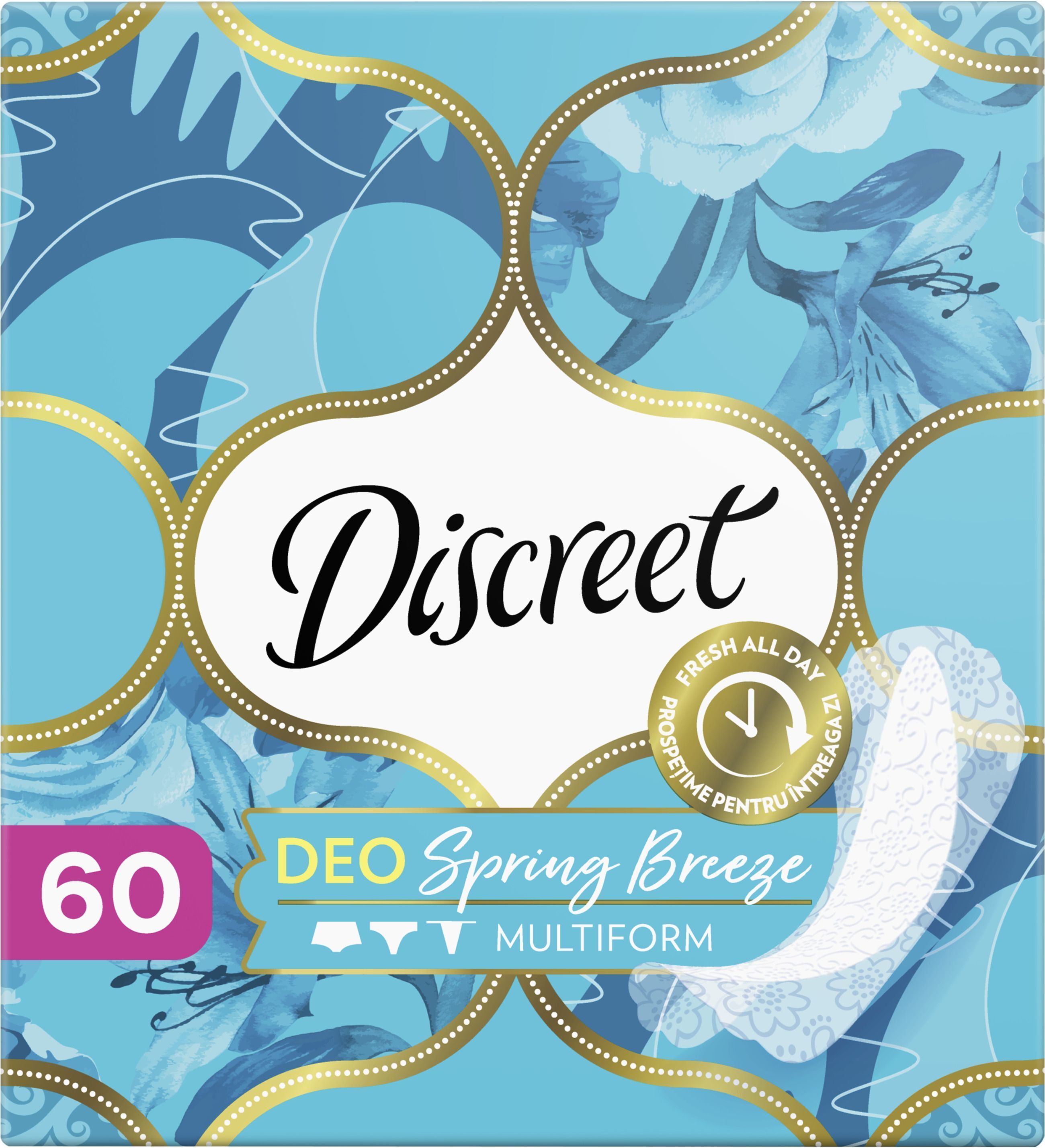 Щоденні прокладки Discreet Ocean Breeze Scent 60 штфото2