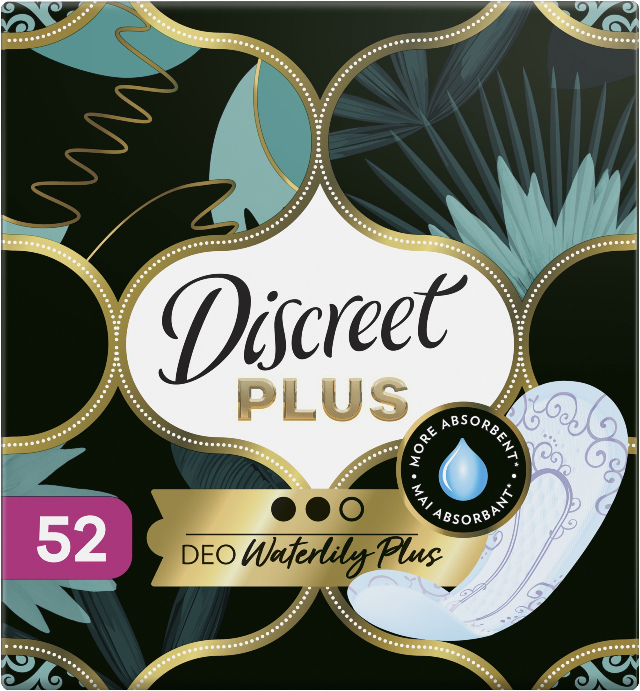 Щоденні прокладки Discreet Water Lily DEO Плюс 52 штфото2