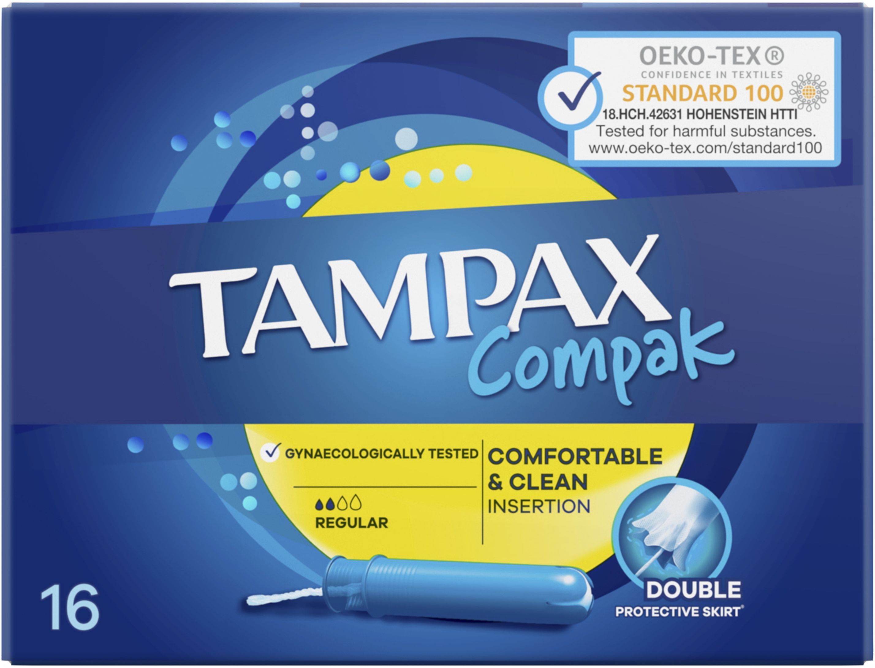 Тампони Tampax Compak Regular з аплікатором 16 штфото2