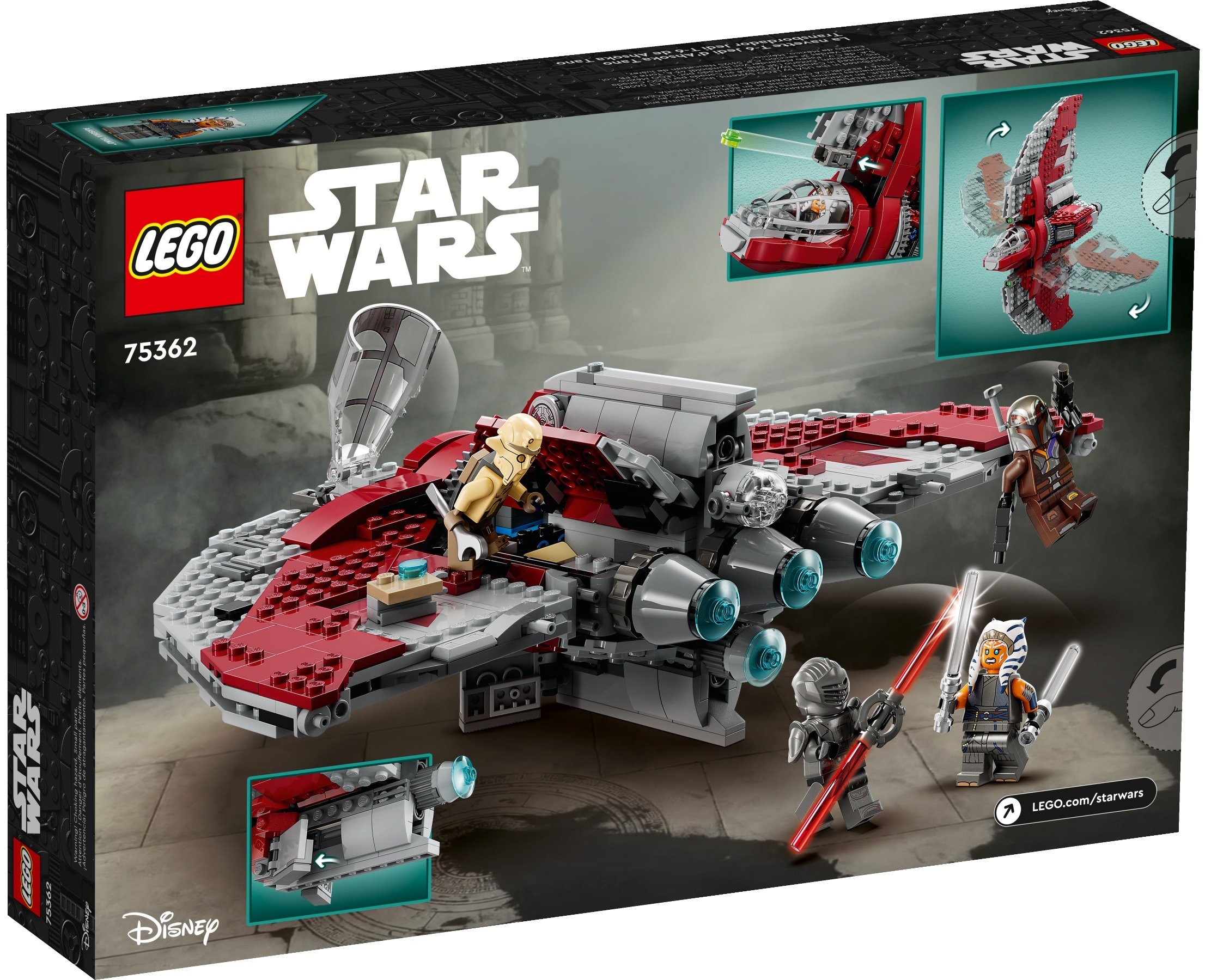 LEGO 75362 Star Wars Шаттл джедаєв T-6 Асокі Танофото7