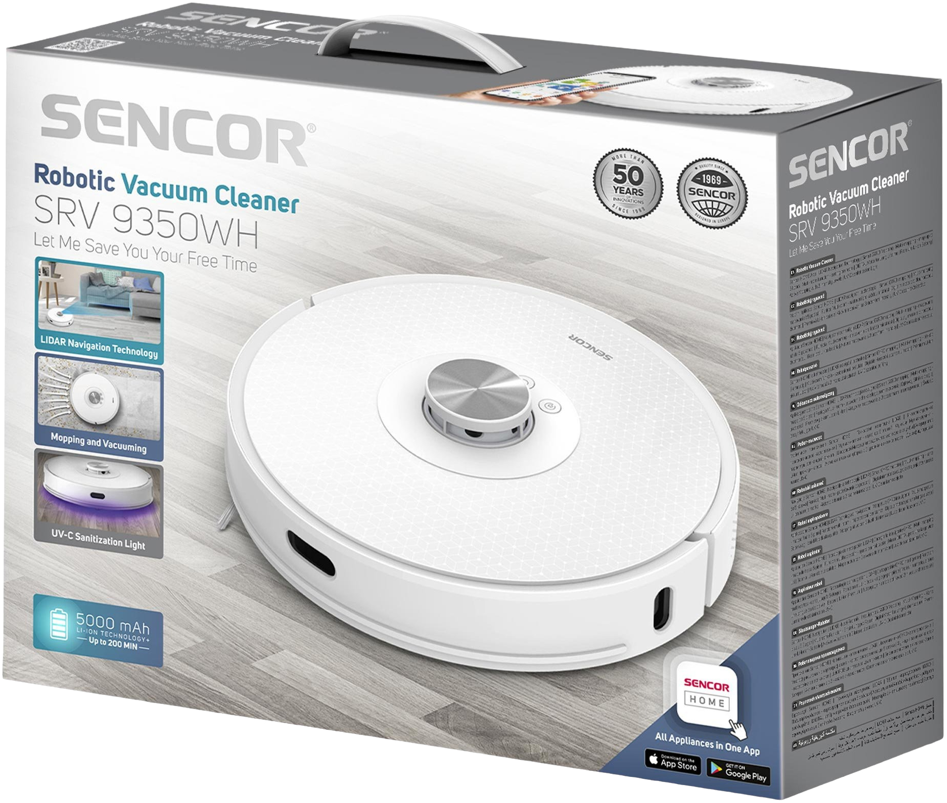 Робот-пилосос Sencor SRV9350WHфото8