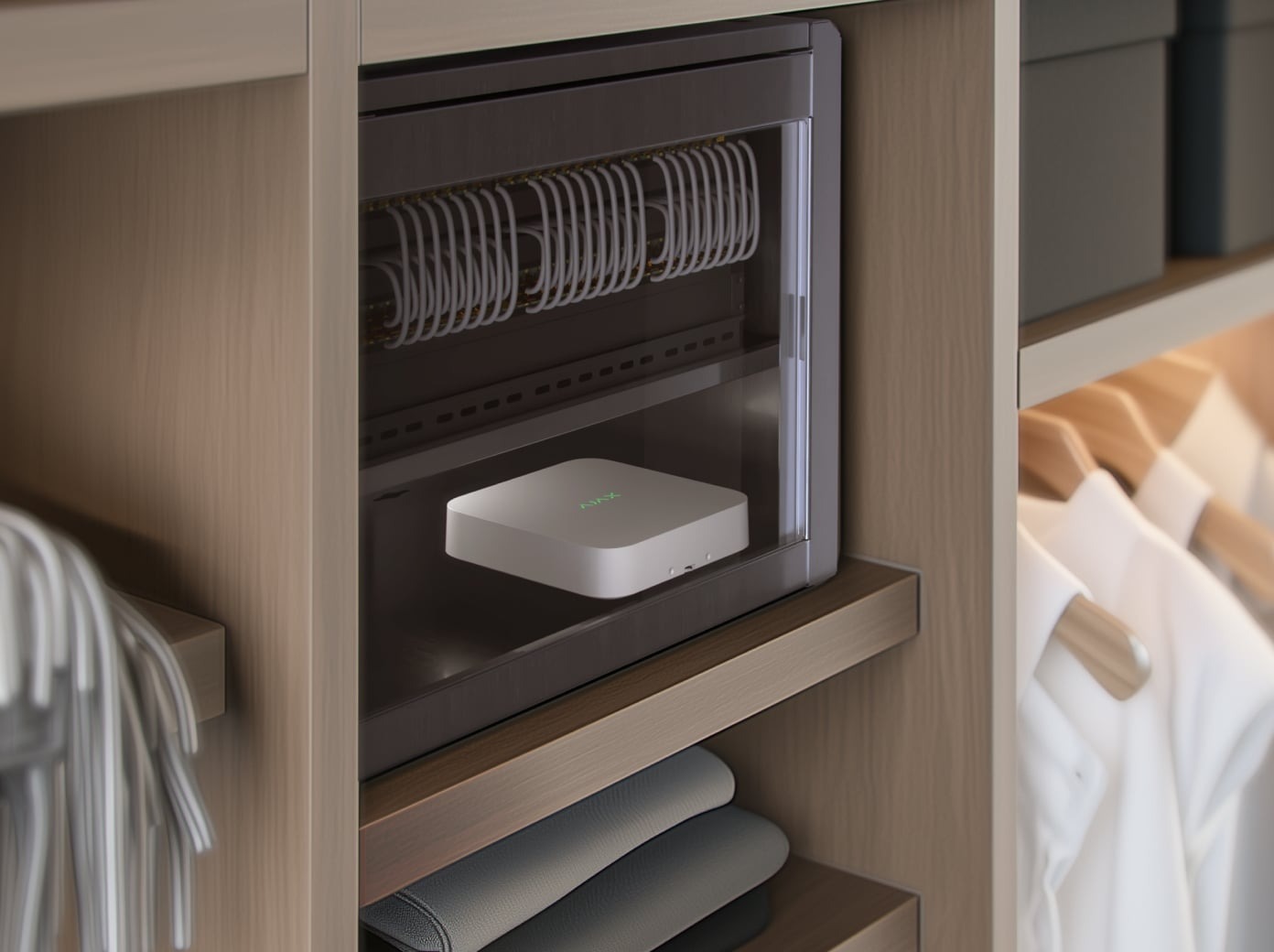 Сетевой видеорегистратор Ajax NVR, 8 каналов, белый (000034516) фото 4