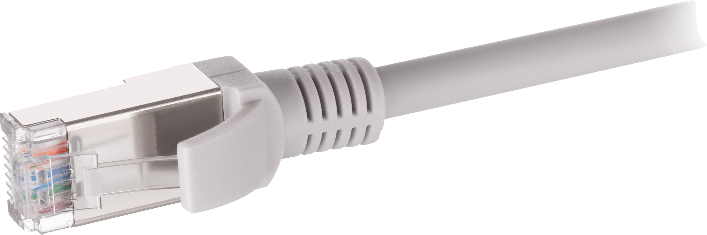 Патч-корд 2E САТ 5e, FTP, 2м, 26AWG, RJ45, 7/0.16, Cu, LSZH, Grey (2E-PC5ECU-FTP2LSZH-GRY)фото