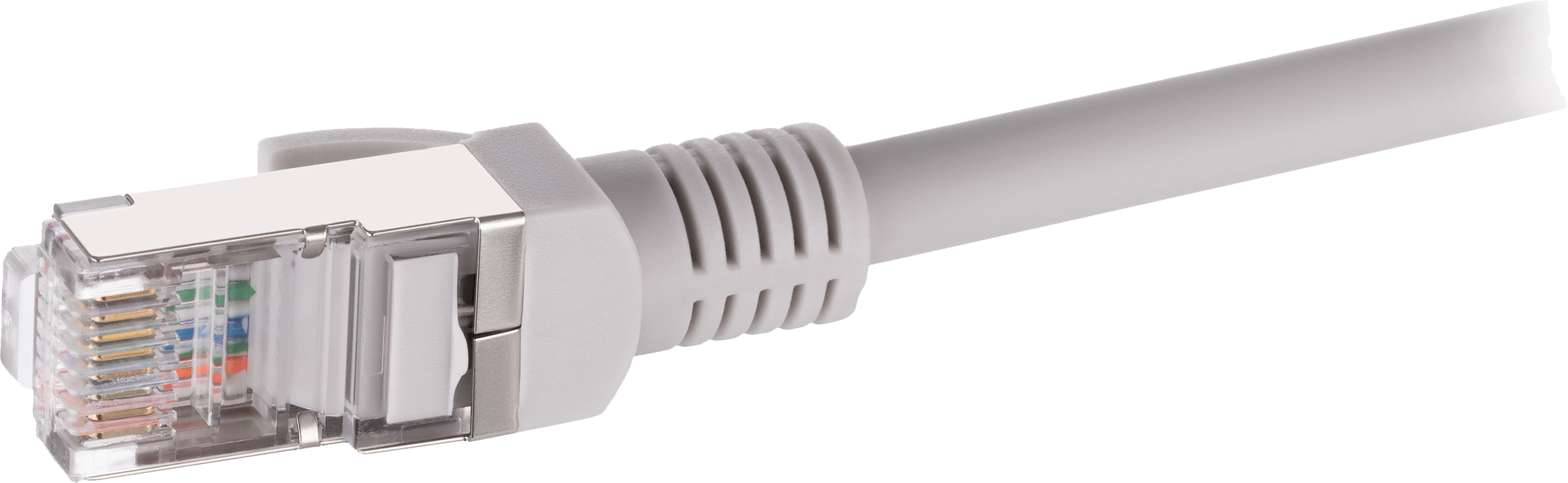 Патч-корд 2E САТ 6, FTP, 5м, 26AWG, RJ45, 7/0.16, Cu, LSZH, Grey (2E-PC6CU-FTP5LSZH-GRY)фото