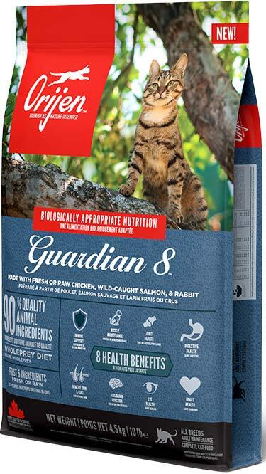 Сухий корм для кішок на всіх стадіях життя Orijen Guardian 8 з м`ясом риби та птиці 4,5 кгфото2