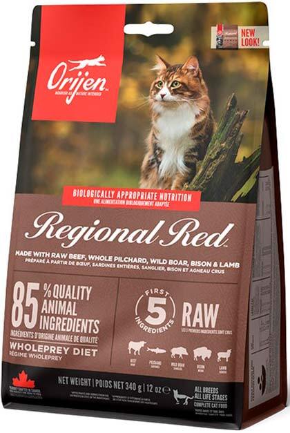 Сухий корм для кішок Orijen Regional Red зі смаком м`яса та риби 340 грфото2