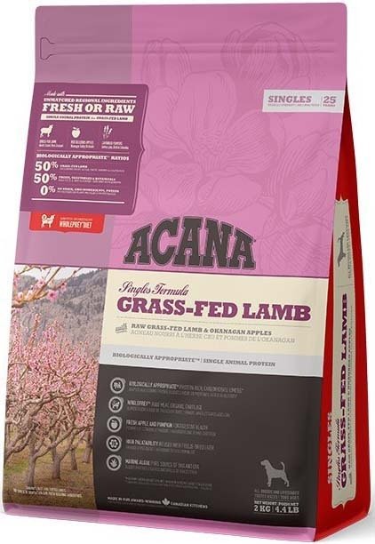 Сухий гіпоалергенний корм для собак Acana Grass-Fed Lamb 2 кгфото2
