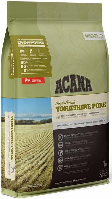 Сухой гипоаллергенный корм для собак Acana Yorkshire Pork 6 кг фото 2