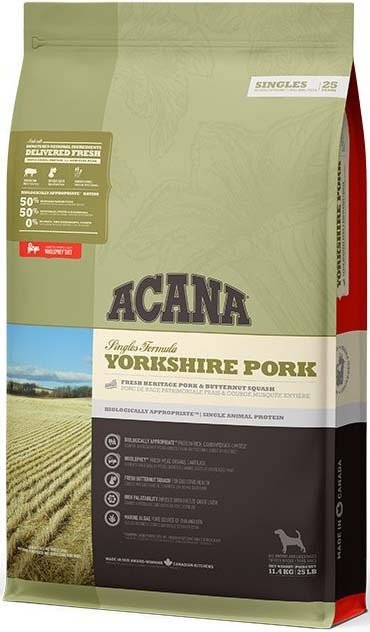 Сухий гіпоалергенний корм для собак Acana Yorkshire Pork 11.4 кгфото3
