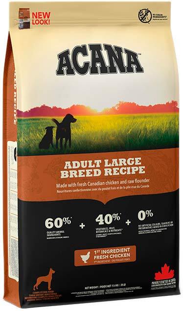 Сухой корм для взрослых собак крупных пород Acana Adult Large Breed Recipe 11.4 кг фото 2