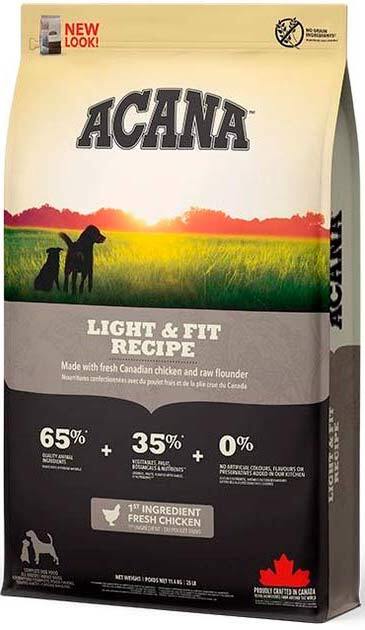 Сухий корм для дорослих собак усіх порід Acana Light & Fit проти ожиріння 11.4 кгфото3
