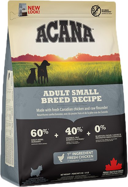 Сухий корм для дорослих собак дрібних порід Acana Adult Small Breed Recipe курча, індичка 2 кгфото2