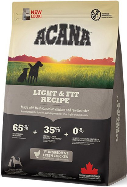 Сухой корм для взрослых собак всех пород Acana Light & Fit против ожирения 340 гр фото 2