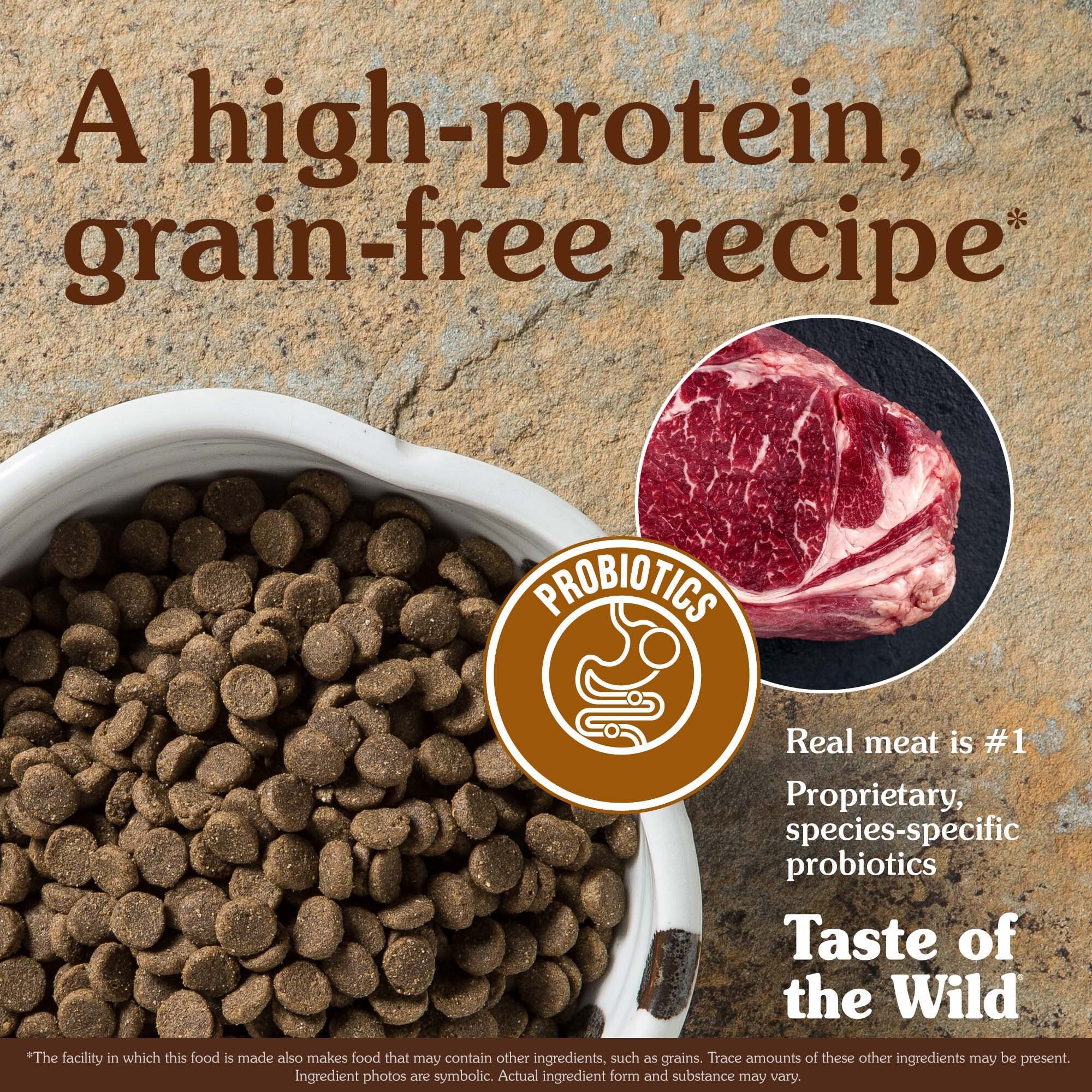 Сухой корм для собак Taste of the Wild High Prairie Canine Recipe с бизоном и олениной 2 кг фото 7