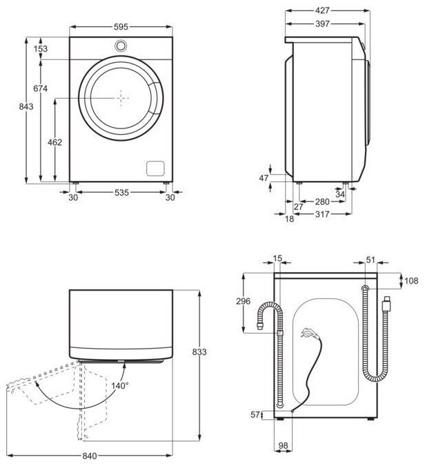 Пральна машина Electrolux EW6S306SUфото6