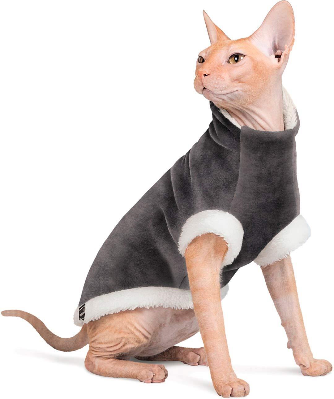 Свитер для кошки Pet Fashion ТОМ серый М фото 2