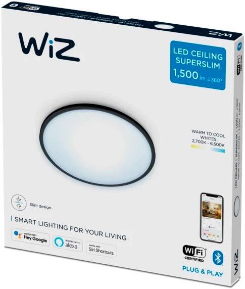 Набір Wiz (Датчик руху, світильник стельовий SuperSlim білий) (Wireless_Sensor+SuperSlim_W)фото4