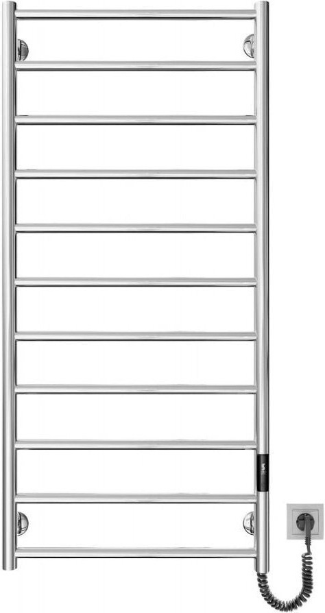 Полотенцесушитель Mario Урбан-I 1110x500-85мм электр., с таймером-регулятором 2.0, хром (2.3.8301.10.P) фото 