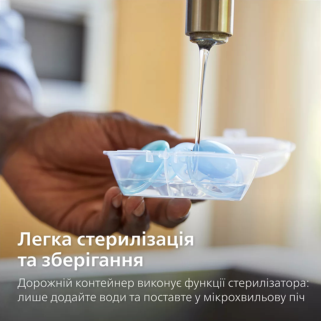 Пустушка Avent ортодонтична Ultra Air для дівчат 0-6 міс 2штфото3