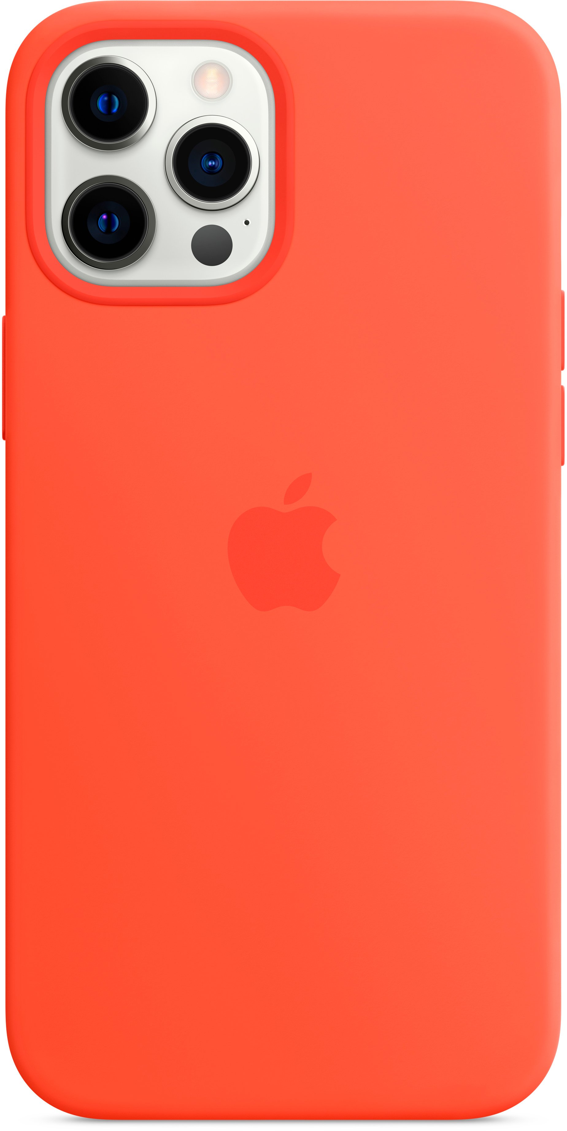 Чехол Apple для iPhone 12 Pro Max Silicone Case with MagSafe, Electric Orange (MKTX3ZM/A) фото 4