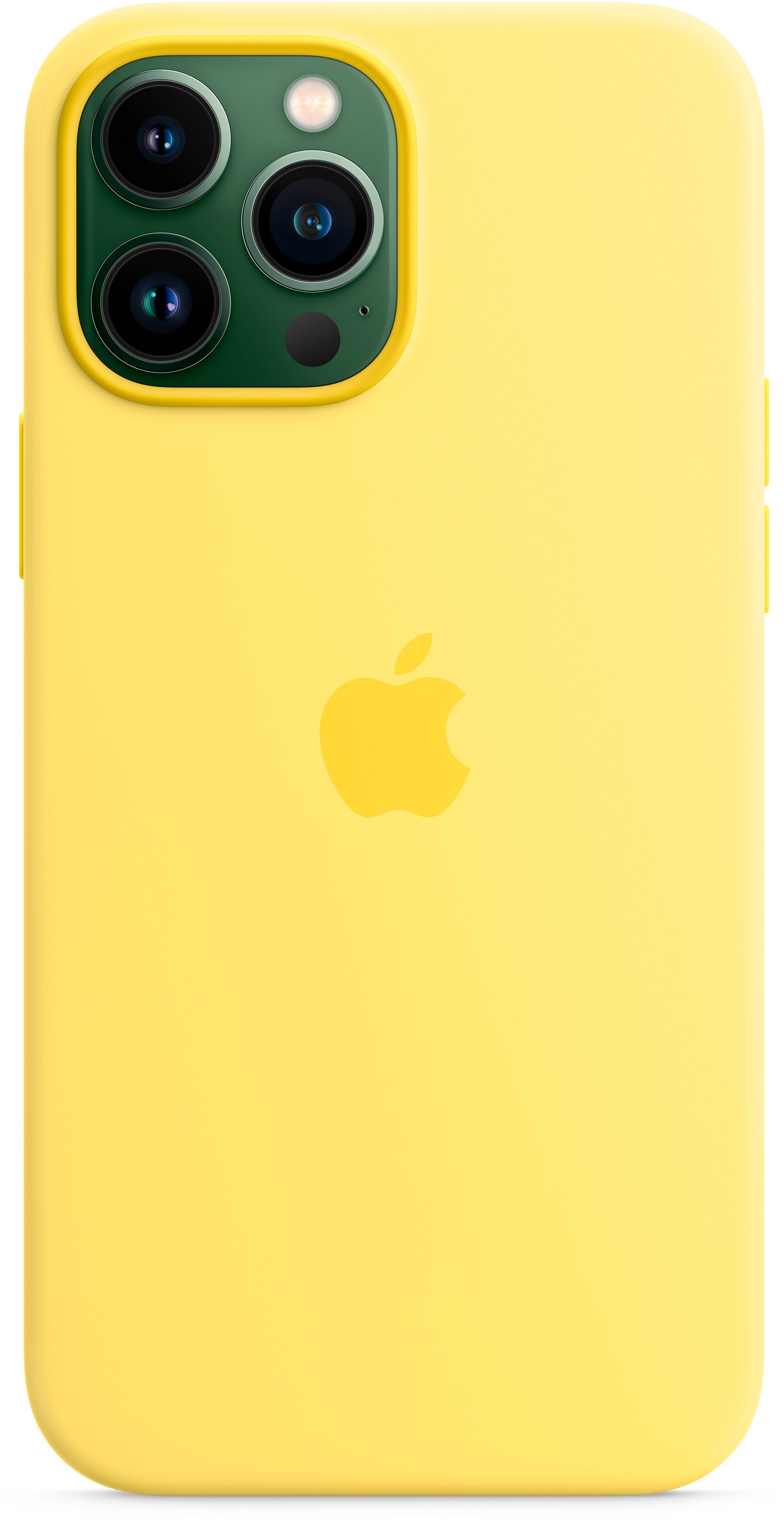 Чохол Apple для iPhone 13 Pro Max Silicone Case with MagSafe, Lemon Zest (MN6A3ZE/A)фото5