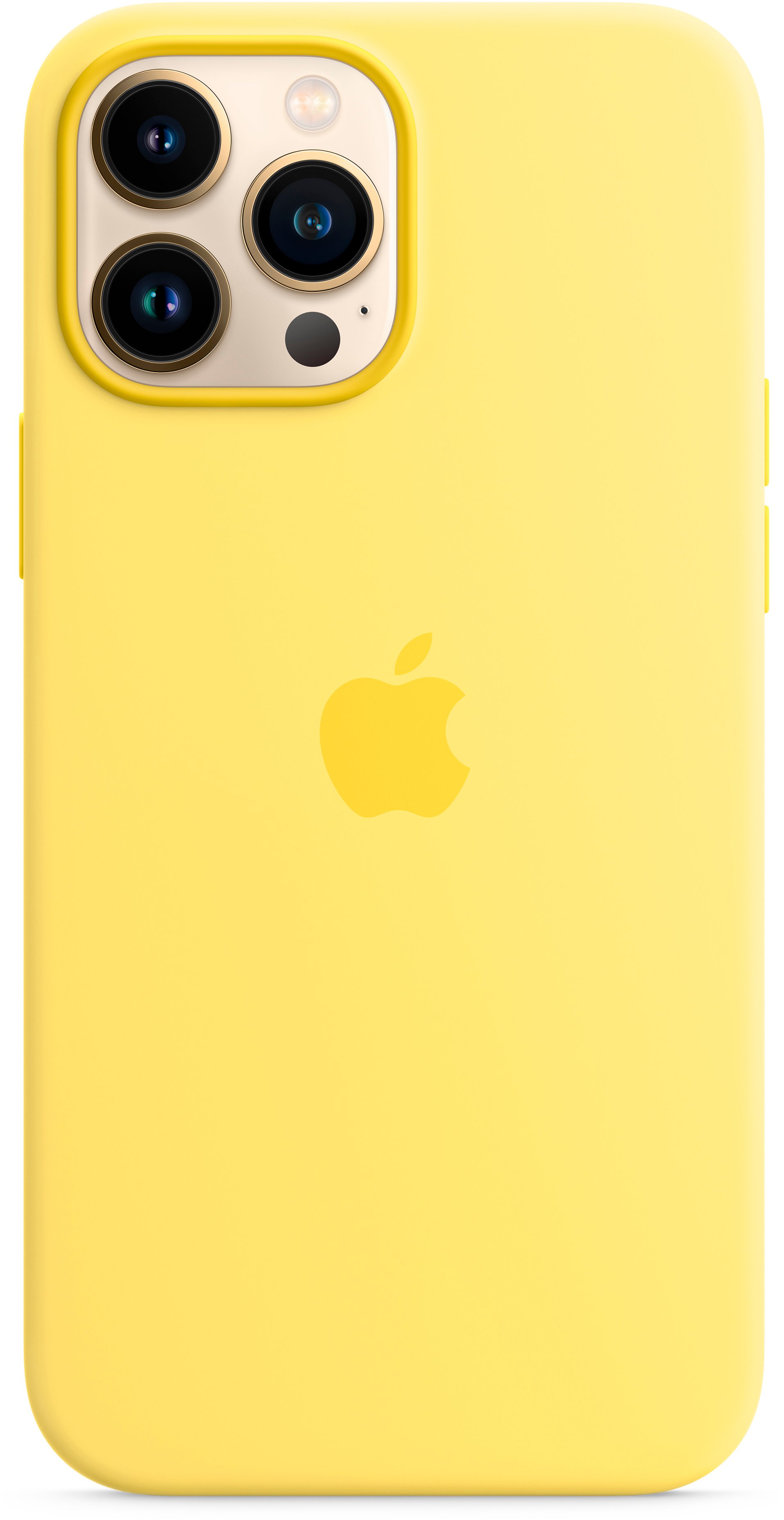 Чохол Apple для iPhone 13 Pro Max Silicone Case with MagSafe, Lemon Zest (MN6A3ZE/A)фото3