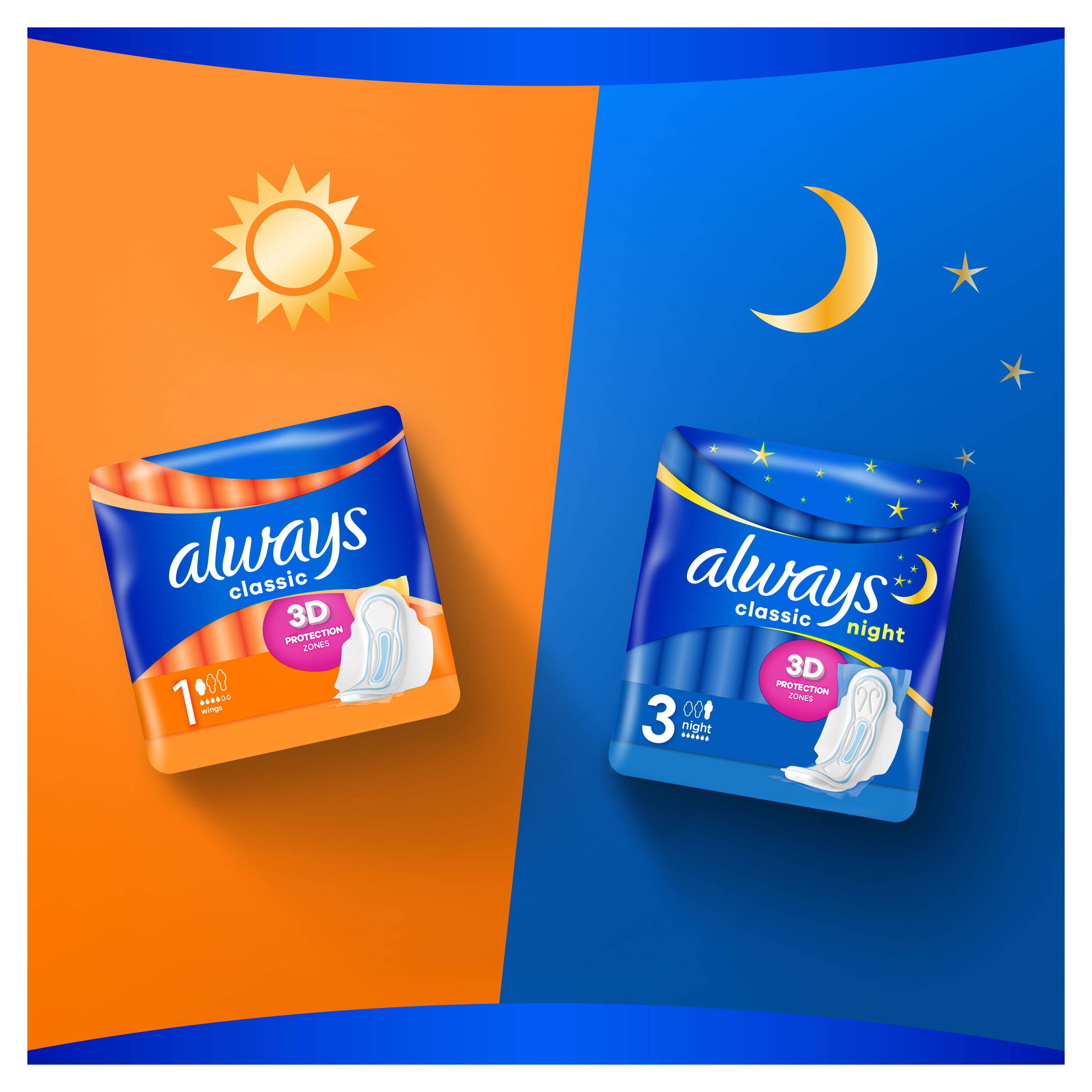 Гігієнічні прокладки Always Classic Night (Розмір 3) 8 штфото